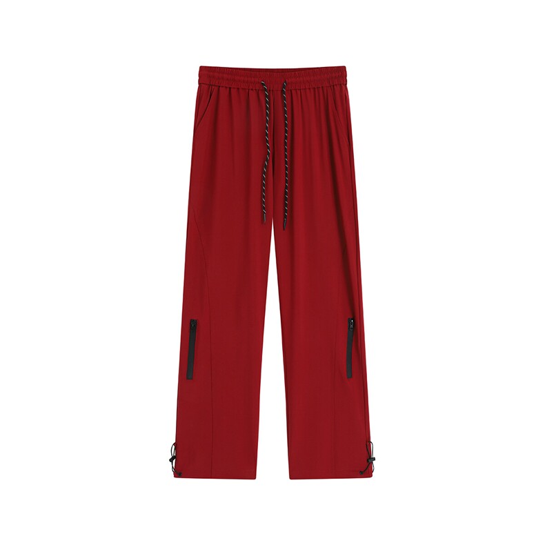 冰丝防水拉链可束脚休闲裤K004平铺92%聚酯纤维8%氨纶(S-5XL)TP23,男装休闲裤,电商A088