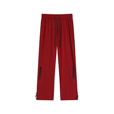 冰丝防水拉链可束脚休闲裤K004平铺92%聚酯纤维8%氨纶(S-5XL)TP23，男装休闲裤，电商A088