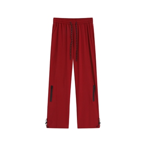 冰丝防水拉链可束脚休闲裤K004平铺92%聚酯纤维8%氨纶(S-5XL)TP23图片