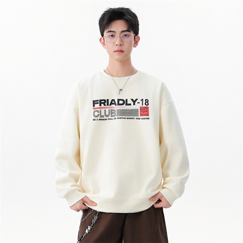抖音供货华棉圆领卫衣A158-WY50-P38（加绒+10元）,男装卫衣,电商A158