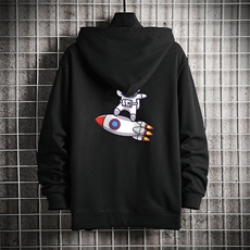 KS21158-P38加绒款-P43连帽开衫卫衣男运动外套大码班服网格，男装卫衣，电商A040A