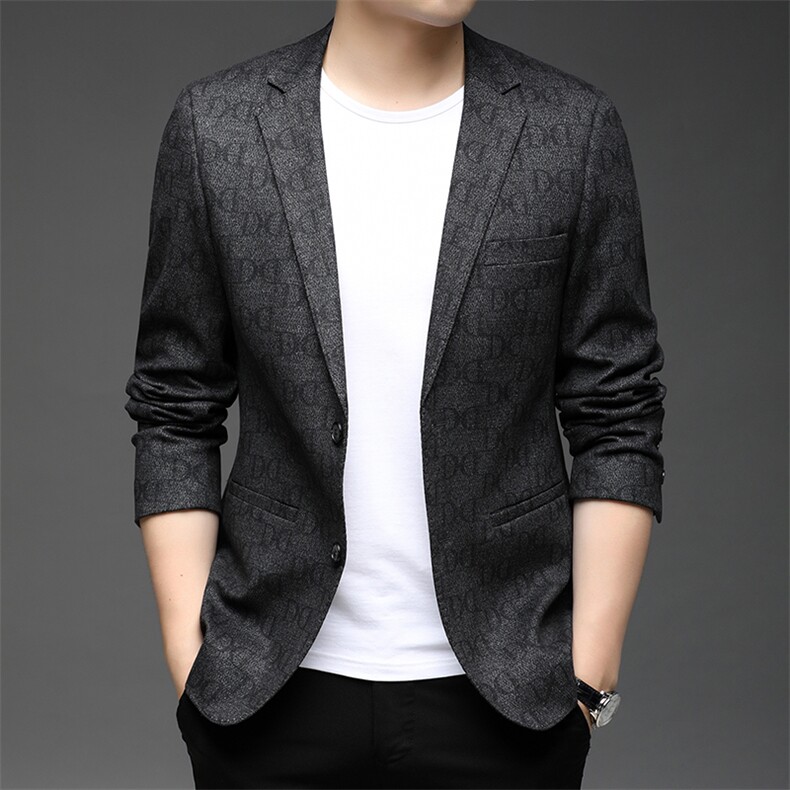 秋季男装商务休闲西服中年纯色单西外套上衣宽松外套HB21826-P160,男装西服,电商B212（原钱塘6029）