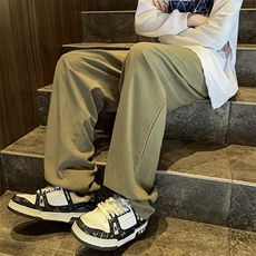 日系潮牌工装长裤男士休闲裤2023夏季薄款宽松直筒裤K7137-P34，男装休闲裤，星座512-3