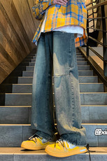 XZ616春季新款复古设计感牛仔裤休闲长裤TY960P55控68，男装牛仔裤，星座512A（原616）
