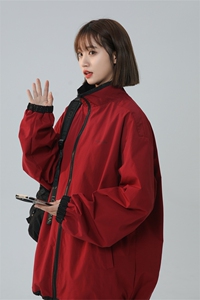 JK9026/P70两面穿休闲男外套春季宽松情侣运动ins百搭夹克两面服图片