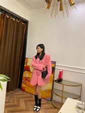 春款西装，韩版T恤，两件套裙子，女装西装，last name