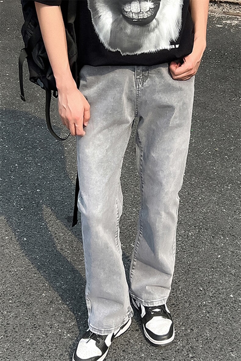 A178秋冬季牛仔裤男直筒修身显瘦百搭潮牌裤子740P40限价59,男装牛仔裤,电商A178