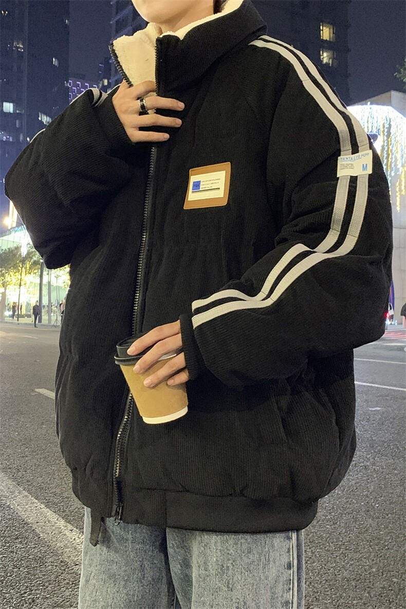 冬季新款男棉衣外套港风摇粒绒加厚百搭MY002-P115（控148）,男装棉衣,电商A227