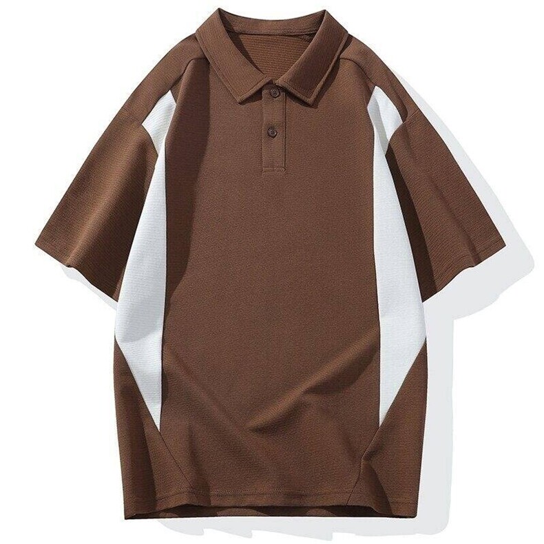 25070-特P60夏季休闲时尚T恤男短袖打底衫学生宽松翻领短袖POLO衫,男装T恤,电商D310B