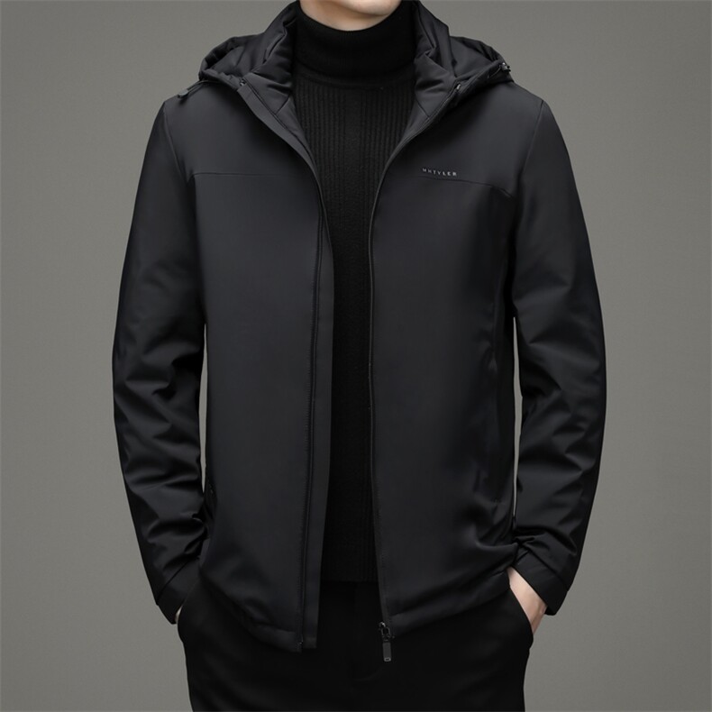 CXYF59531钱塘2020-2中年男士冬季厚款保暖休闲连帽羽绒服P180图片