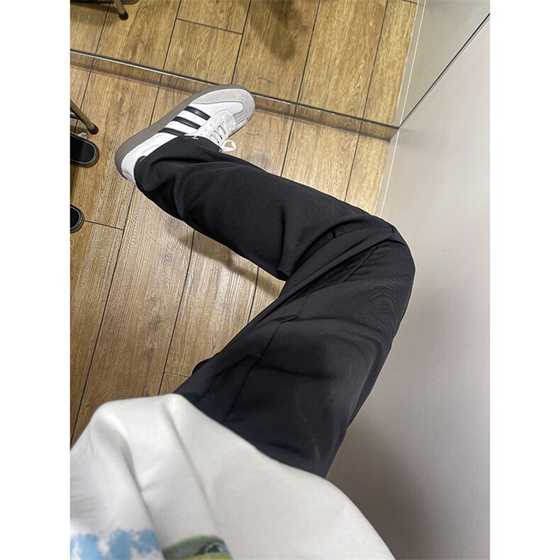美式高街hiphop冰丝铆钉微喇休闲裤货号K2426P55,男装休闲裤,电商A063