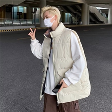 美式工装棉马甲男冬情侣加厚保暖背心马夹外穿坎肩棉衣AL001-P68，男装背心/马甲，星座1109-3