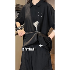 PL9003-P25-控49-大量现货POLO衫男短袖T恤潮牌纯色翻领透气网眼，男装T恤，星座116