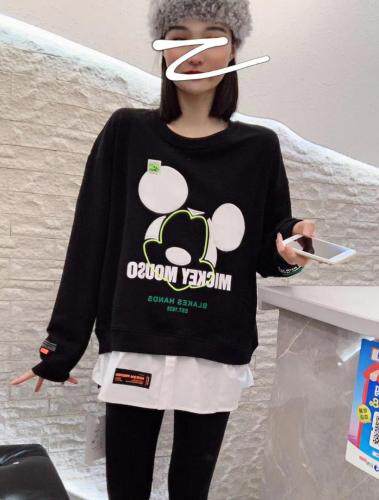 假两件米奇卫衣，女装卫衣/绒衫，依依莱客