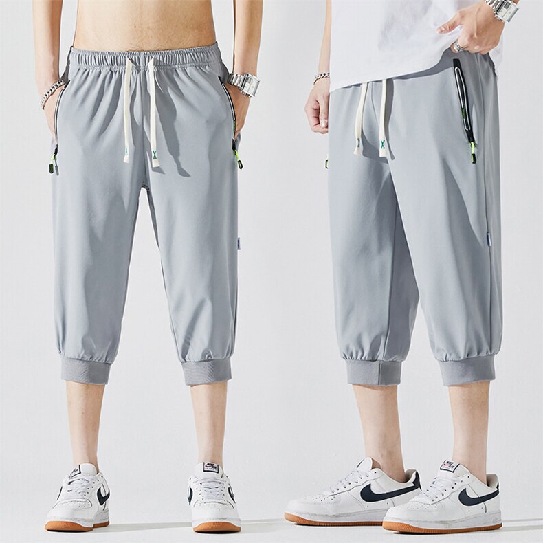 2025夏季新款男士七分裤时尚休闲马裤潮流男裤子KZ1070-P28,男装休闲裤,星座217-4