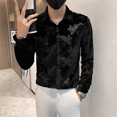 B302HF300P552023春款新款男绒长袖衬衫店主风，男装衬衫，电商B216（原B302）