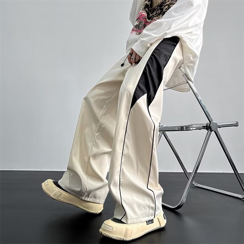 美式复古裤子男女高街设计感运动裤情侣长裤潮牌休闲裤GK656-P38,男装休闲裤,星座1008