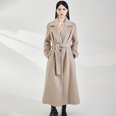 2025年秋季时尚百搭通勤简约休闲中长款加厚大衣,女装双面呢大衣,澳纯羊绒,清河羊绒市场 2025年秋季时尚百搭通勤简约休闲中长款加厚大衣,女装双面呢大衣,澳纯羊绒,清河羊绒市场