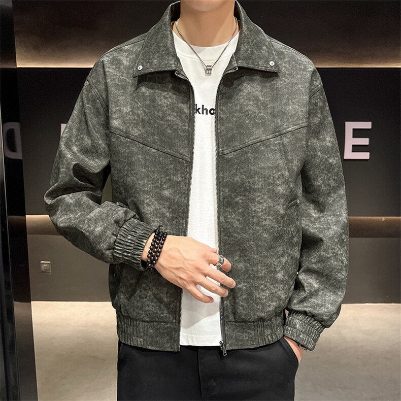 秋季现货大码宽松休闲外套8570-P75控169大码元图片
