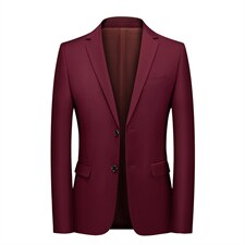 87882-1男士2023年春季新款长袖纯色西服便服正装小西装免烫P118,男装西服,电商B360