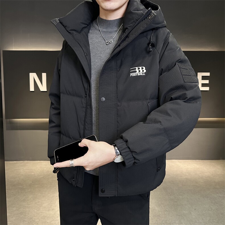 冬季店主风新款连帽羽绒服男短款保暖羽绒外套Y11622-P248，男装羽绒服，电商A237