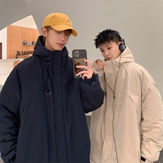 冬季新品保暖连帽棉衣休闲潮流青少年百搭棉服外套MY9083-P100，男装棉衣，电商A128
