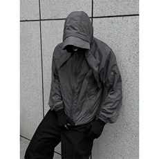 剪裁防晒衣服男夏季透气薄款运动宽松连帽夹克外套潮FSY193，男装防晒衣，星座208-5