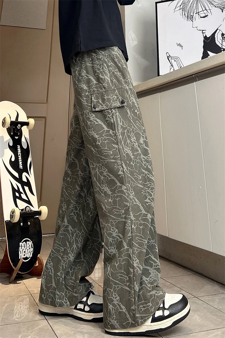 A178秋冬季新款美式休闲裤男直筒宽松XK310P40限价58,男装休闲裤,电商A178