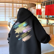 直播品质360克重磅美式印花卫衣Y222特P35同步供应华棉P45特，男装卫衣，电商A486