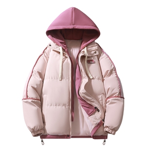 美式棉服男女冬季2025新款加厚冬装棉衣假两件潮牌外套MY0888-P82图片