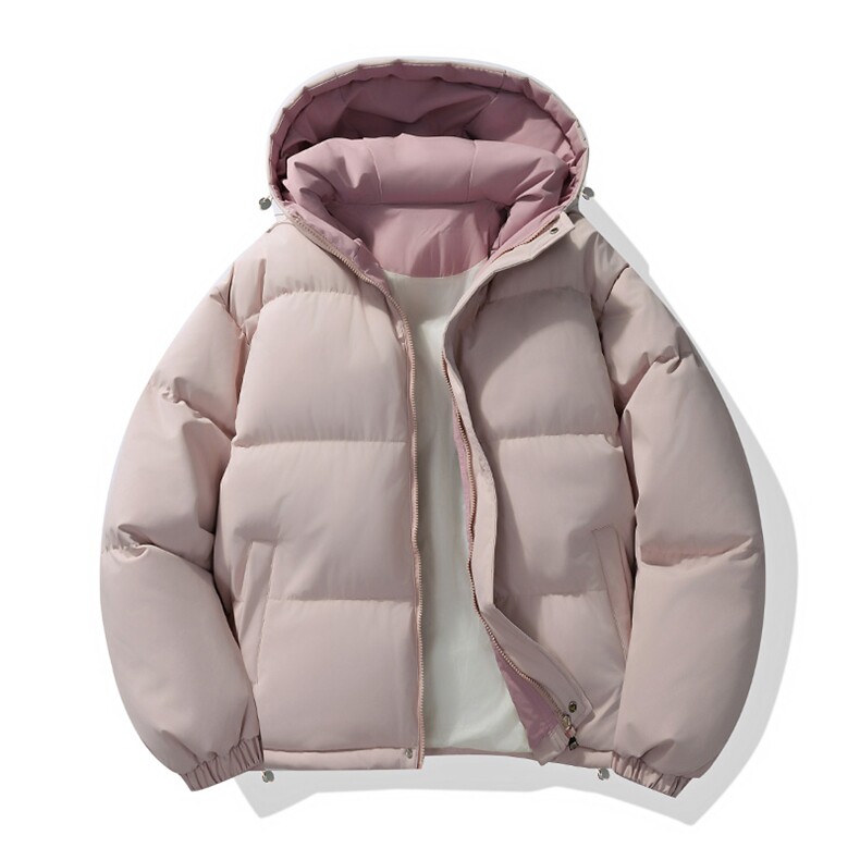 支持二开 冬装加棉加厚连帽棉服男女棉衣外套大码面包服 M811-P70图片