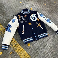 自主东洋1978乏登小獭棒球服vibe风秋冬加厚外套男女HH818P98，女装短外套，星座1013-5