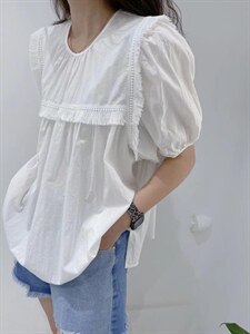 汪尚春·shangchun?减龄娃娃款上衣 ·AB拼牛仔裤,女装牛仔裤,SHANGCHUN·W 汪尚春