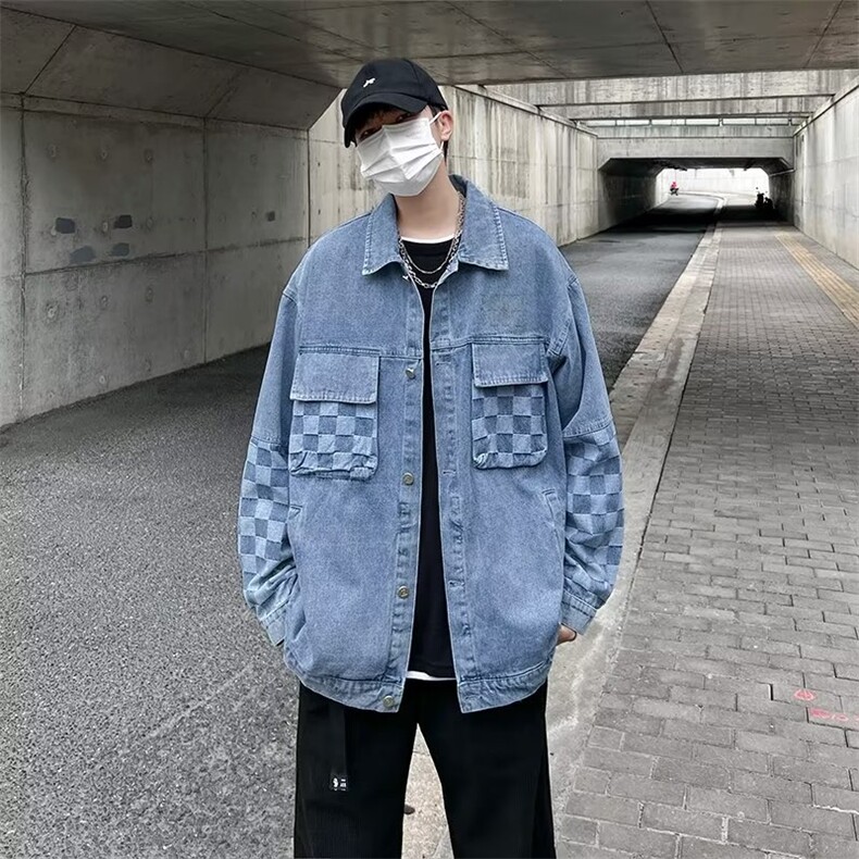 春季新款美式男外套夹克B54P65图片