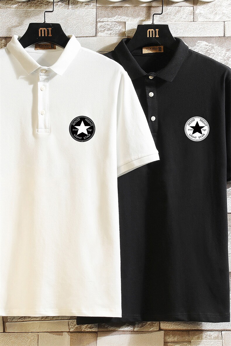 PL57177-P35翻领短袖polo衫男大码胖子半袖t恤男有领保罗衫,男装Polo衫,电商A040A