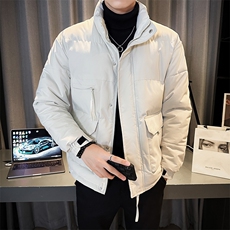 冬季工装潮流加厚韩版棉衣外套棉服小伙店主风MY923特P75，男装棉衣，星座301B-1