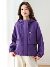 现货！现货！2026春季新款时尚宽松休闲短款外套女，女装短外套，以桐