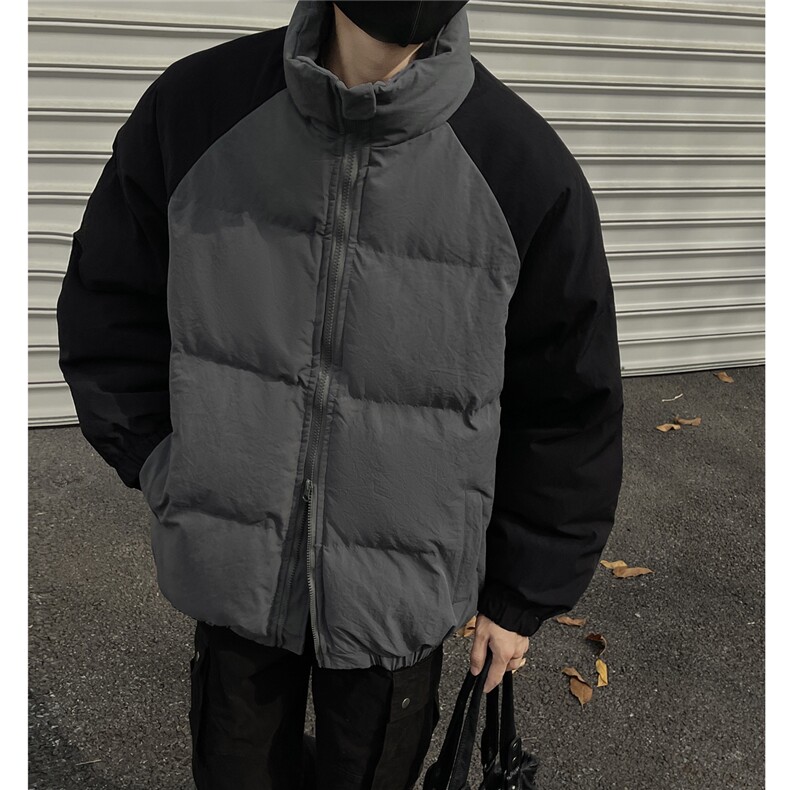 (大量现货）冲量款撞色款高品质立领棉衣外套TBMY07-P60特价,男装棉衣,星座1315