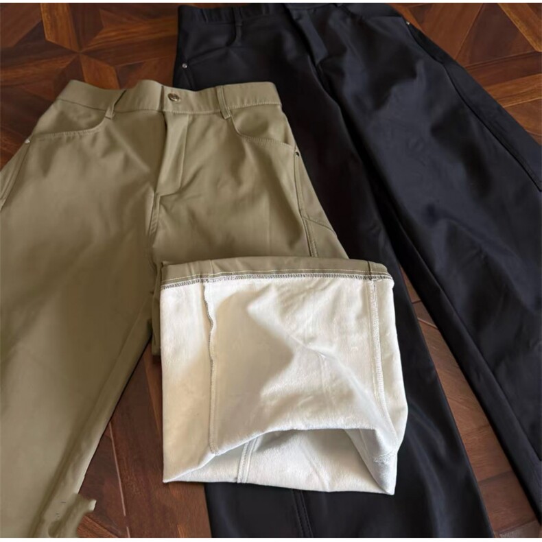 【网图慎用】弯刀裤冬季加绒弯刀裤CK033JR-58，男装卫衣，电商A466