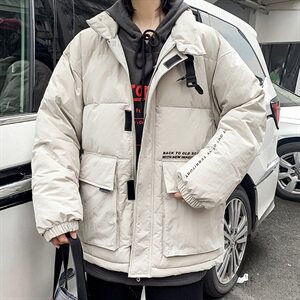 【】A003-HY8005-P130秋冬新款立领大口袋棉衣外套 港风2图片