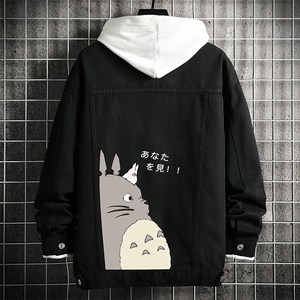牛仔夹克男大码牛仔外套男茄克 NJ77150-P60加绒款-P75图片