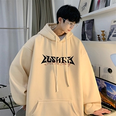 抖音得物供货可提供视频秋冬重磅美式宽松连帽卫衣DL2317，男装卫衣，电商A486