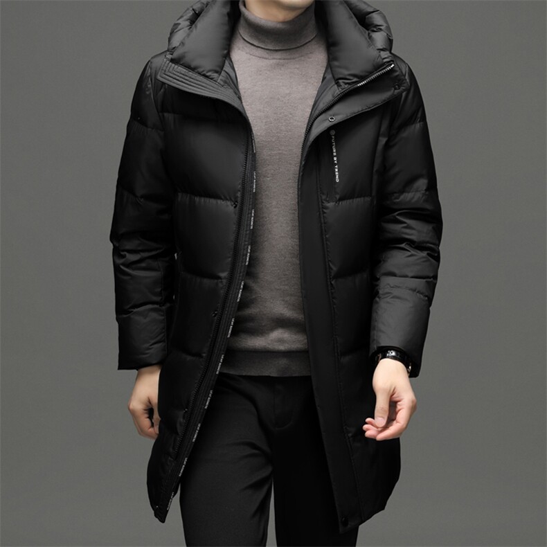 CSYR97768钱塘2020-2冬季厚款商务休闲中长款中年男士羽绒服P365,男装羽绒服,钱塘207-2