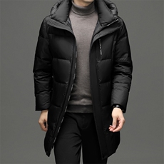 CSYR97768钱塘2020-2冬季厚款商务休闲中长款中年男士羽绒服P365，男装羽绒服，钱塘207-2