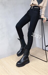 高弹力显瘦女神牛仔裤图片