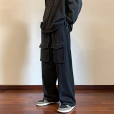 2026秋季新款美式高街立体袋工装裤地板景XZ604-KG41-P65控78，男装工装外套，星座604