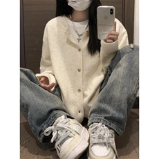 【有货】MY2403LL-特P58cleanfit米白色开衫针织衫毛衣外套，男装针织衫/毛衣，星座1007（原301D）