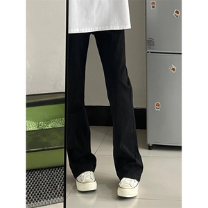 【有货】黑色牛仔裤男美式cleanfit微喇裤子高街N083LL-特P32图片