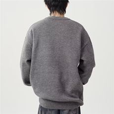 秋冬美式亨利领毛衣男复古休闲慵懒风针织衫男毛衣MY509-P55，男装针织衫/毛衣，星座208-5