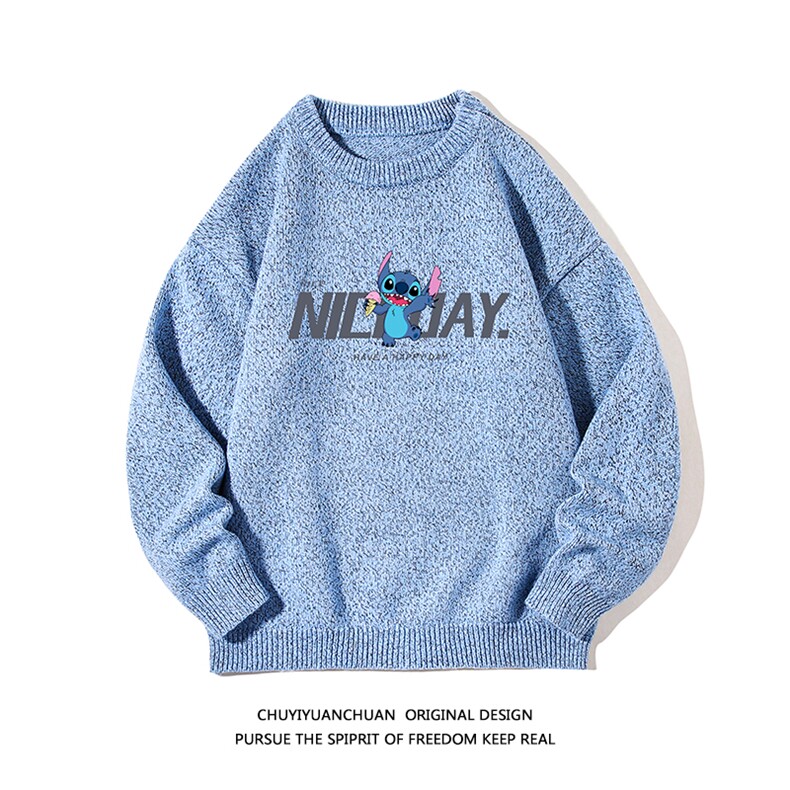 加厚加绒毛衣男大码毛线衣男针织衫M19173-P45加绒款-P65白底,男装针织衫/毛衣,电商A040A